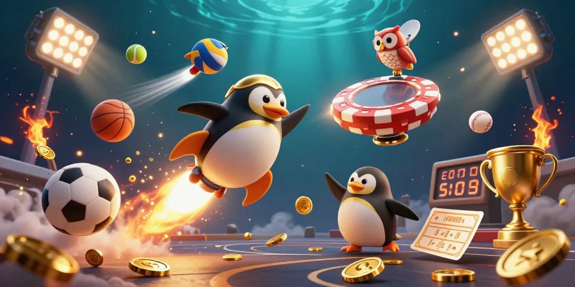 Experience llwin's exhilarating gaming journey, featuring dynamic casino elements like trophies and betting slips.