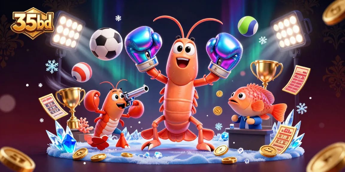 Engage with 35bd as dynamic sports balls and rewards fill the 3D casino scene