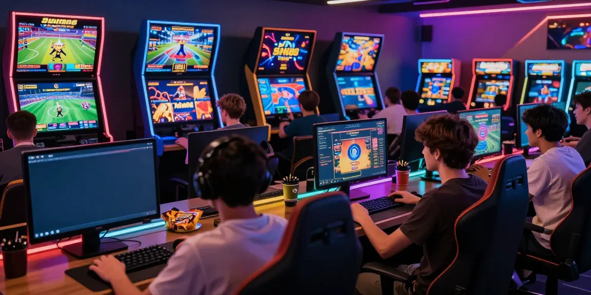 Diverse players enjoying gaming experiences on http://sin88-onl.com/ platform in a vibrant setup.