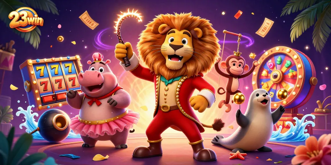 Engage in thrilling 23win casino fun with vivid characters and dynamic slot game elements.