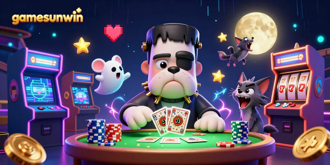 Experience thrilling gameplay with gamesunwin's vibrant characters in a dynamic casino setting.